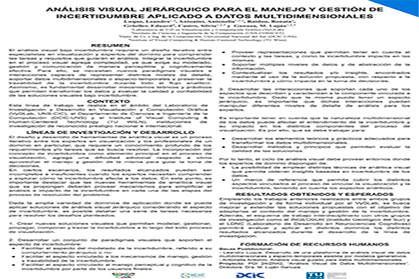 Análisis Visual Jerárquico para el Manejo y Gestión de Incertidumbre Aplicado a Datos Multidimensionales
